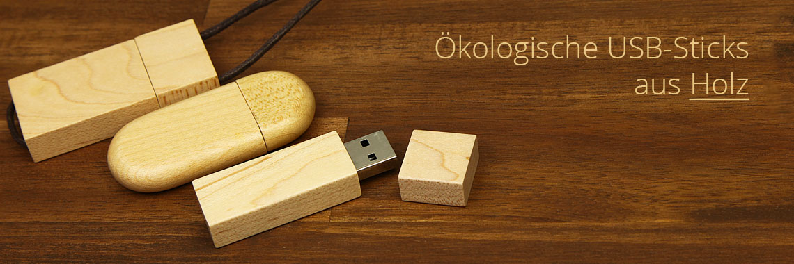 ökologische Holz USB-Sticks